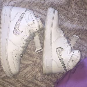 Bling Nike AirForce 1’s women’s size 9